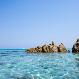 baia chia on Sardegna, Italy